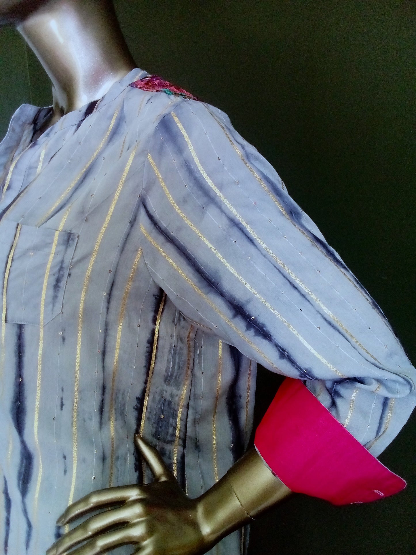 Chemise Nuit Etoilée Light Blu