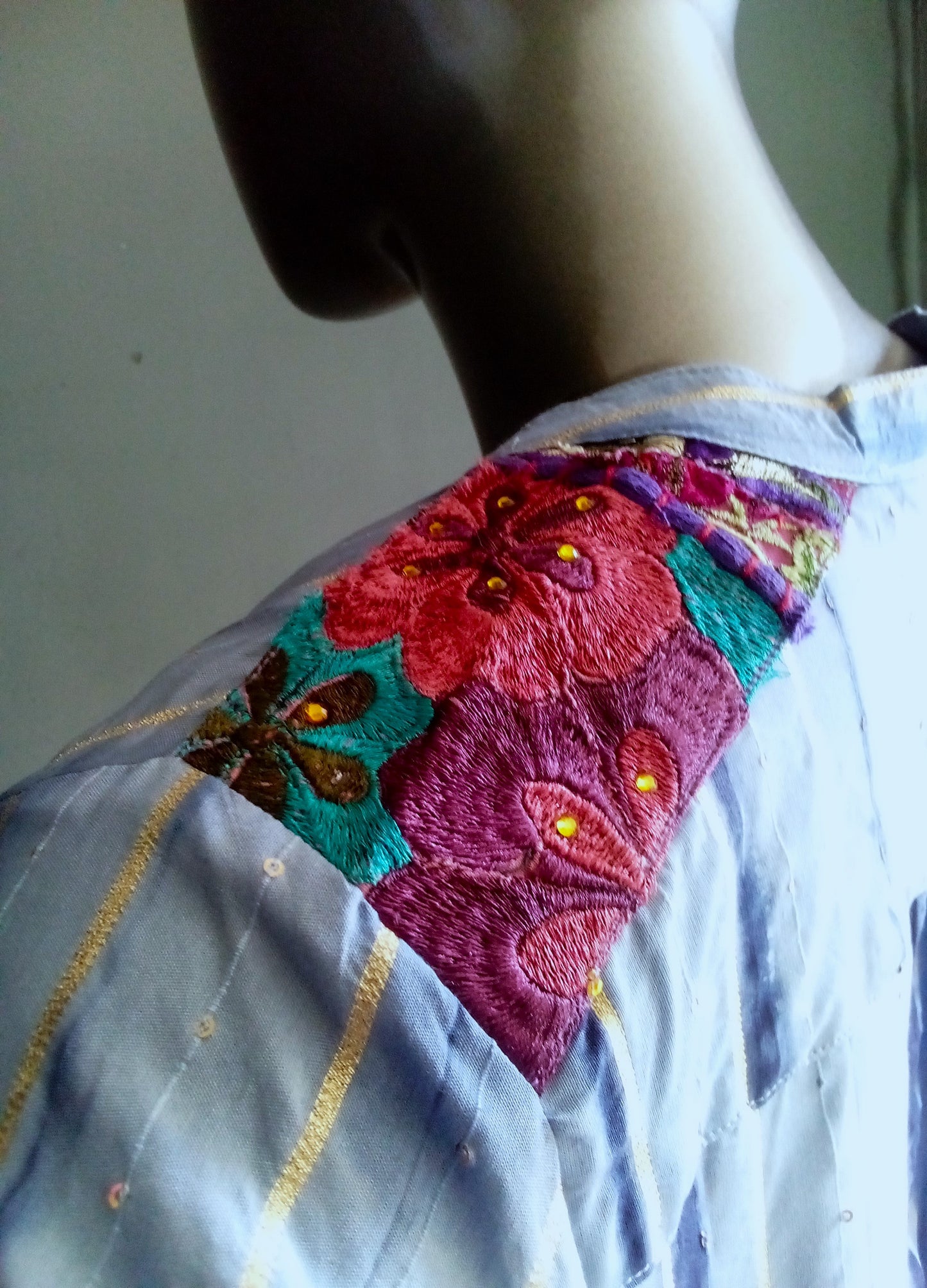 Chemise Nuit Etoilée Light Blu