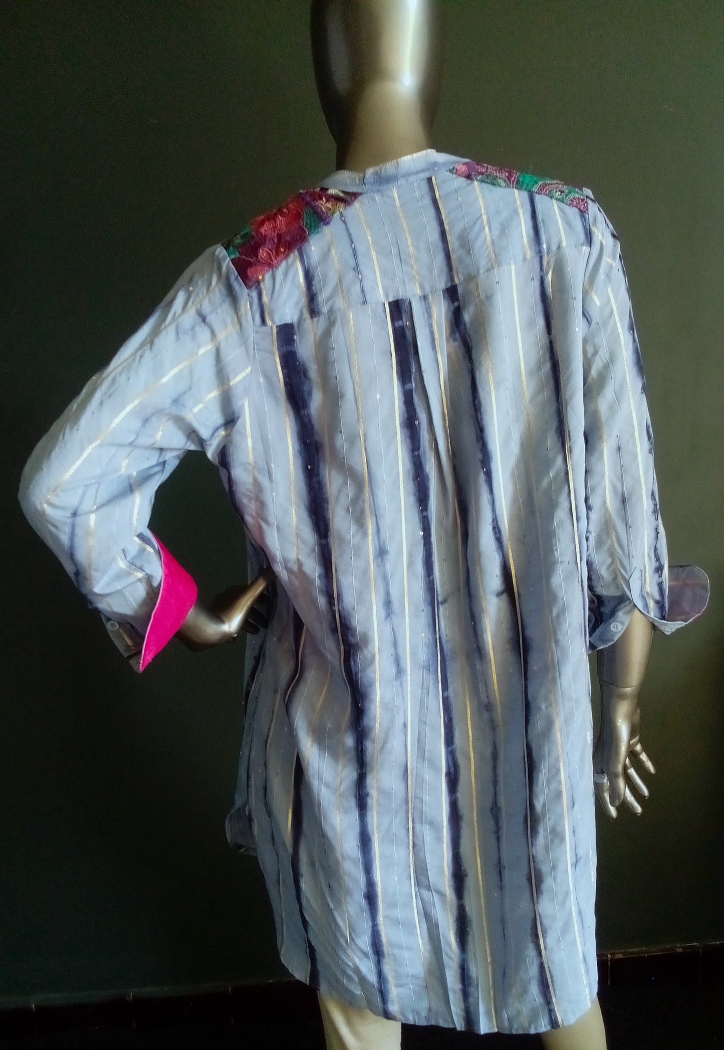 Chemise Nuit Etoilée Light Blu