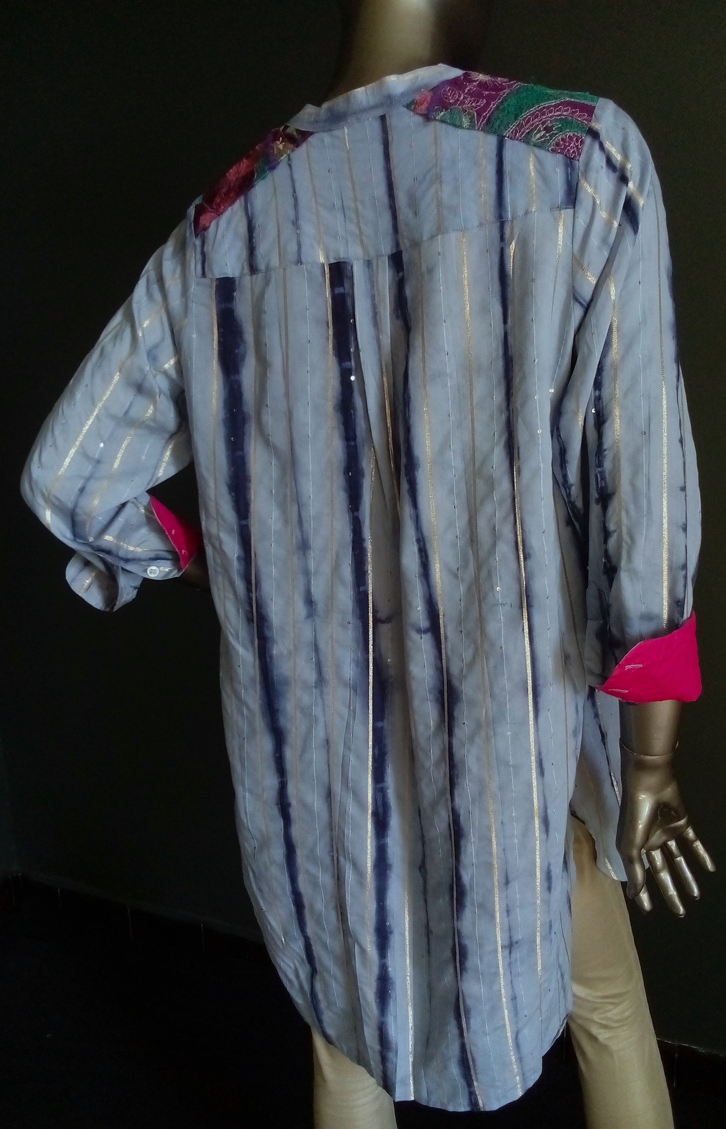 Chemise Nuit Etoilée Light Blu