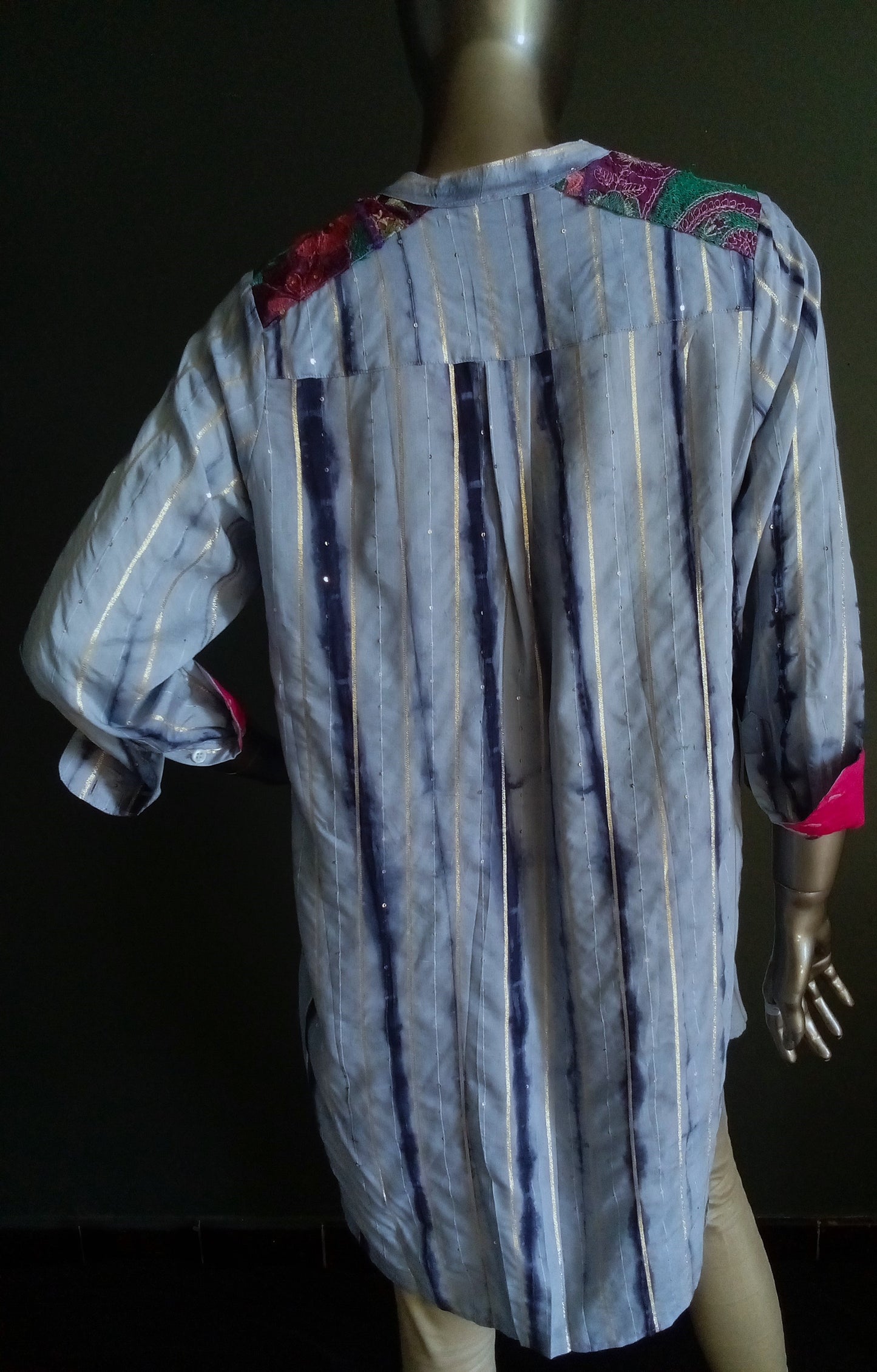 Chemise Nuit Etoilée Light Blu