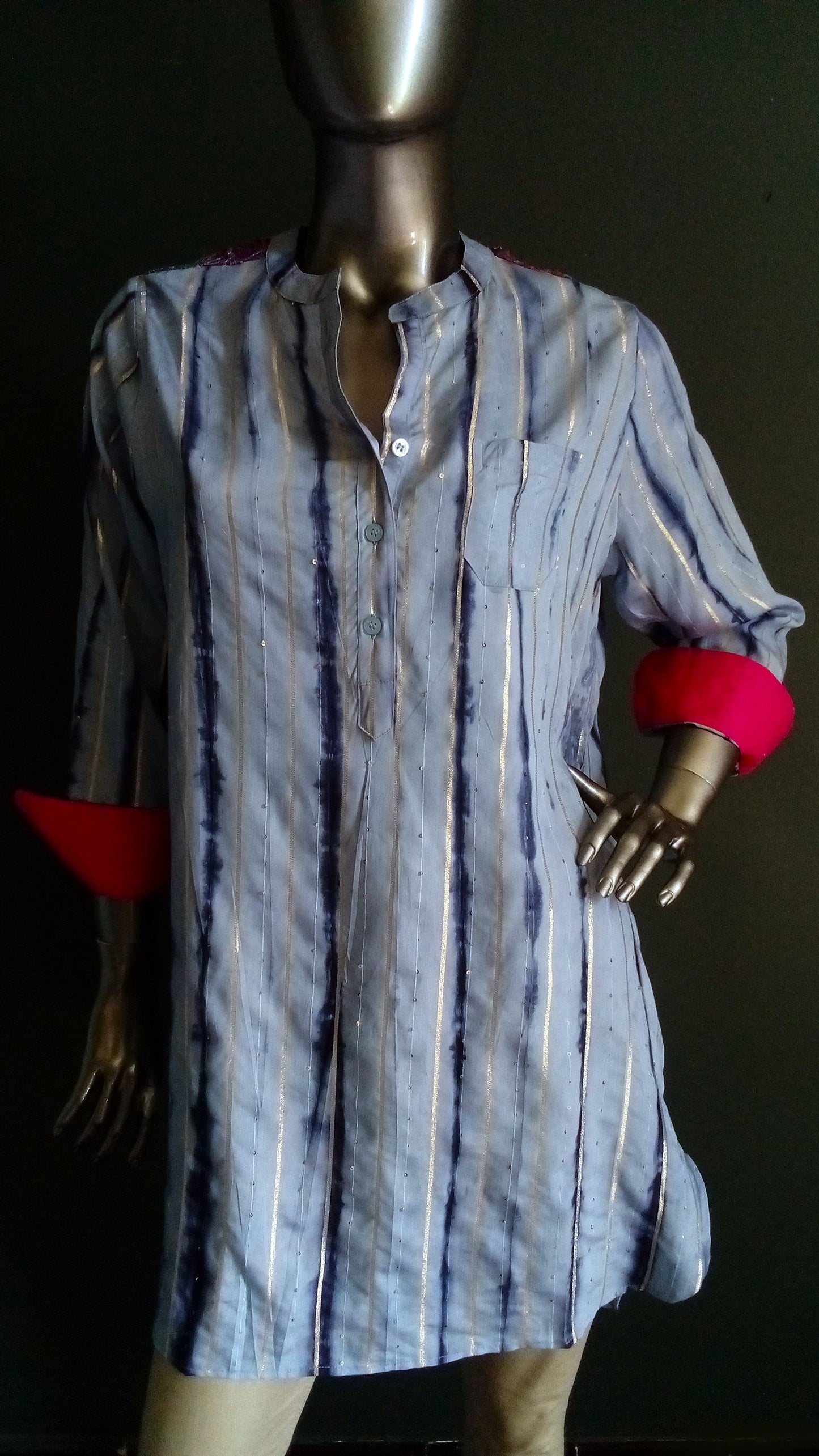 Chemise Nuit Etoilée Light Blu