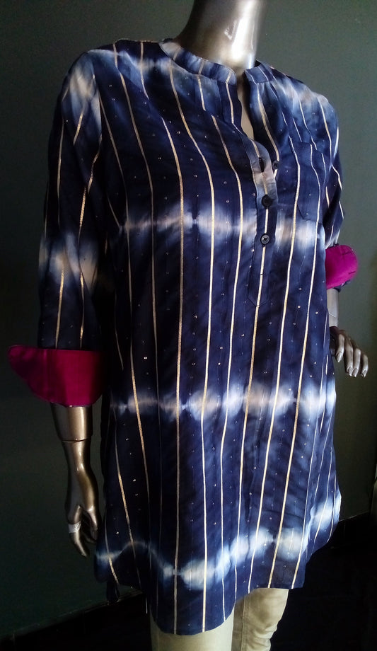 Chemise Nuit Etoilée Dark Blu