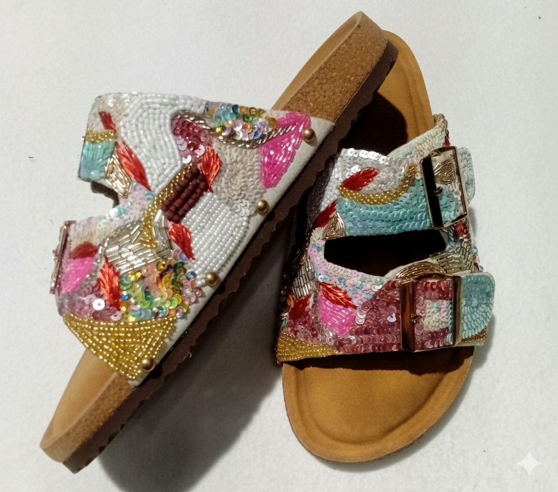 Sandale SEQUIN MULTICOLORE