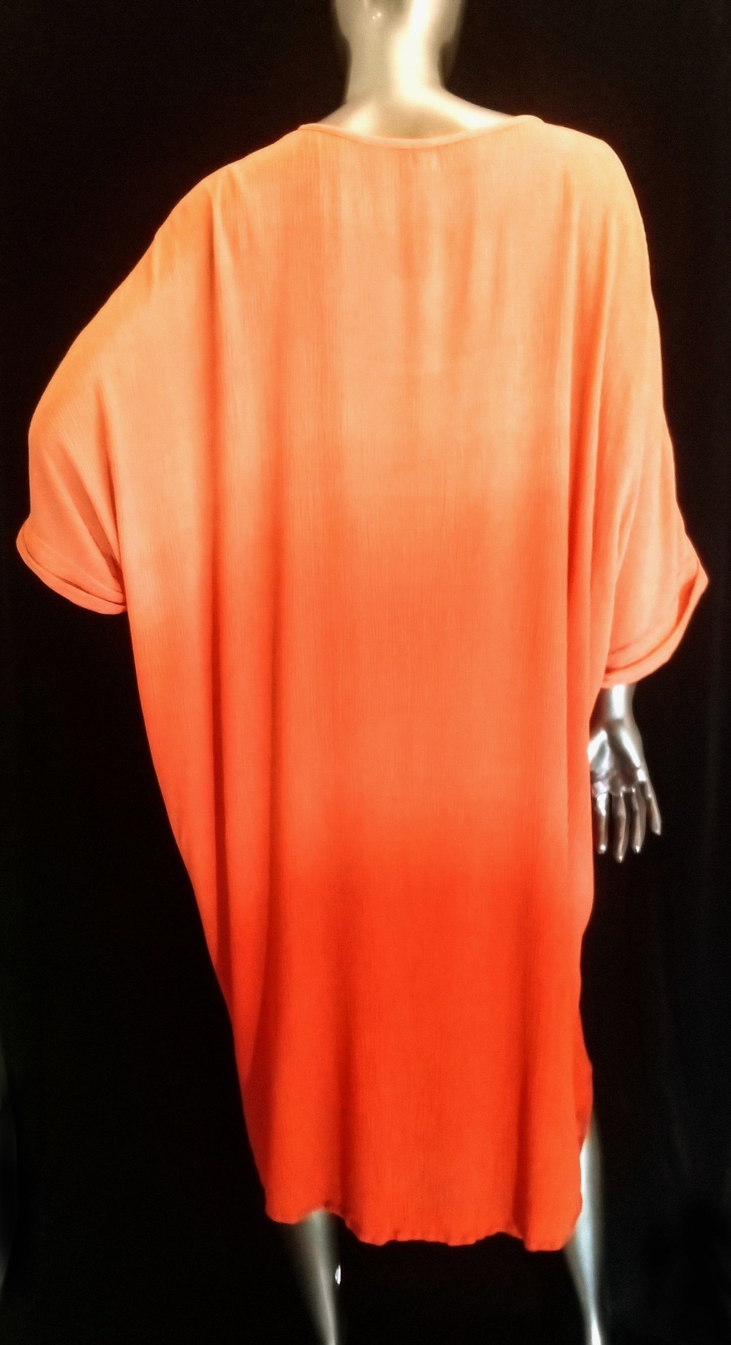 Robe Ombrage dégradé Orange Sanguine