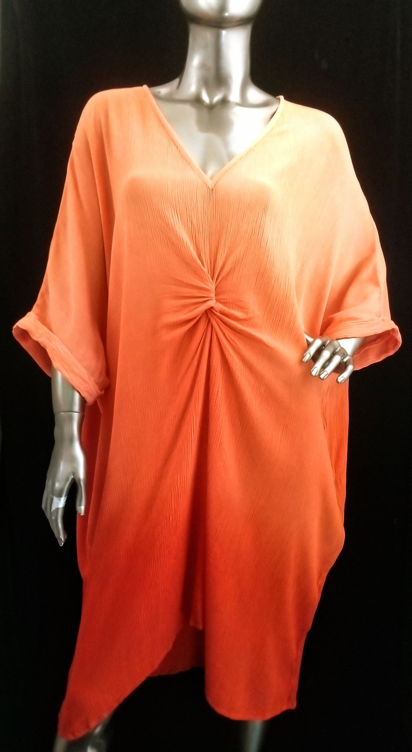 Robe Ombrage dégradé Orange Sanguine