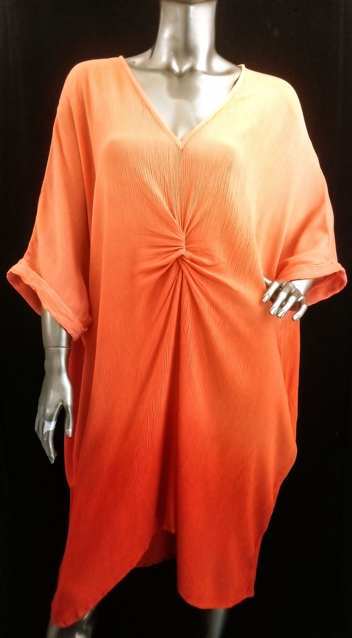Robe Ombrage dégradé Orange Sanguine