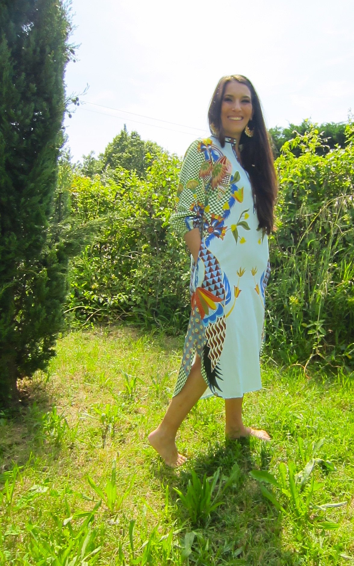 Robe Blu Garden